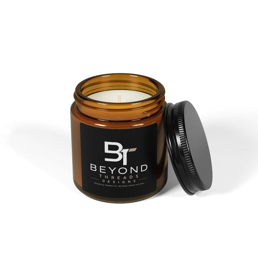 Amber Jar Scented Soy Candle - Luxury Aromatherapy