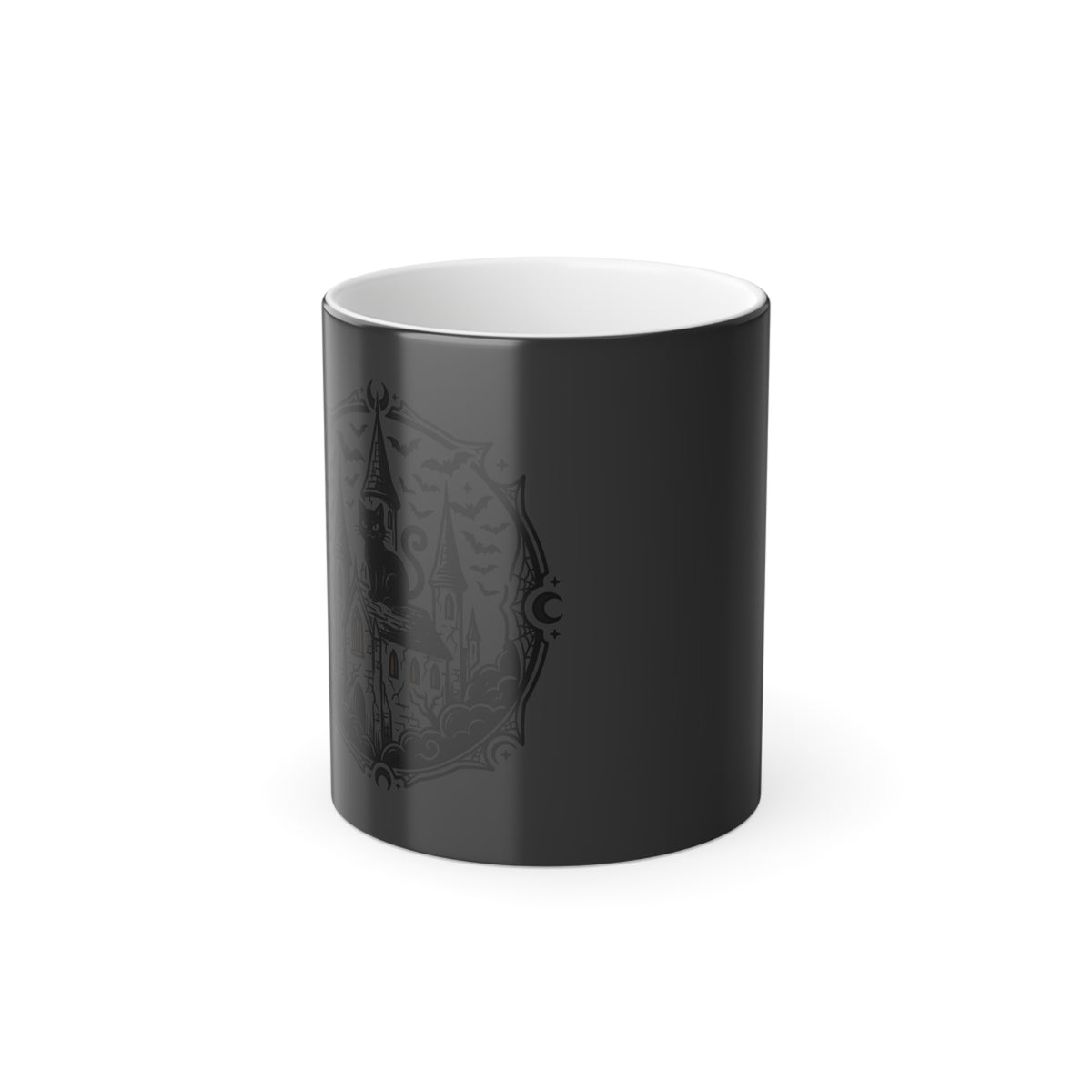 Gothic Castle Nightscape 11oz Color Morphing Mug