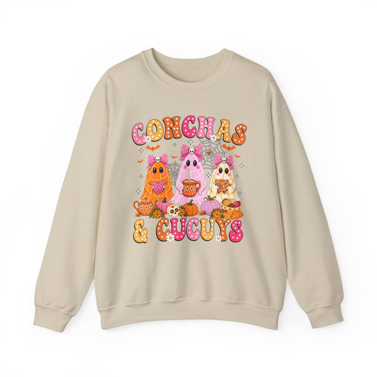 Conchas & Cucuy's Pastry Ghosts Crewneck