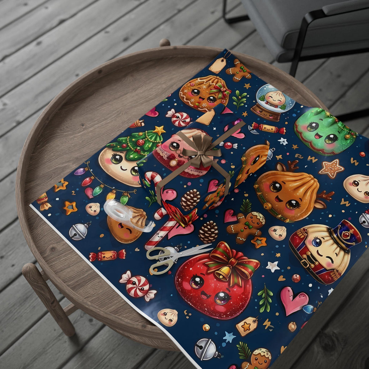 Christmas Dumpling Holiday Wrapping Paper