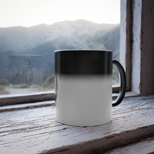Gothic Castle Nightscape 11oz Color Morphing Mug