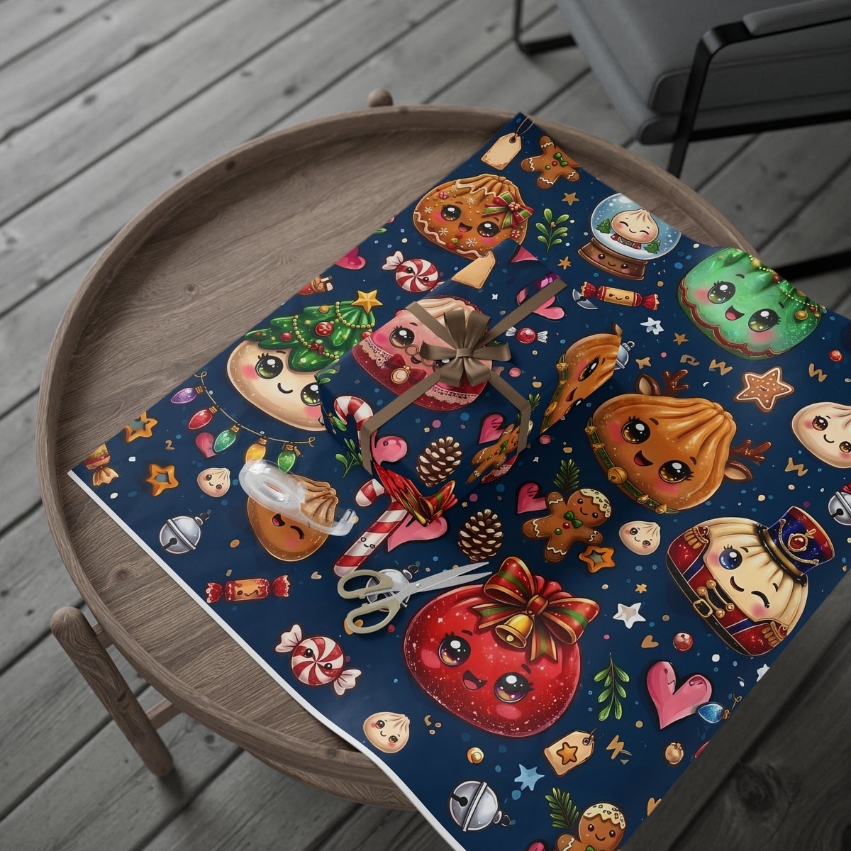 Christmas Dumpling Holiday Wrapping Paper