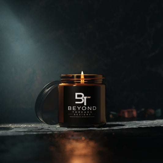 Amber Jar Scented Soy Candle - Luxury Aromatherapy