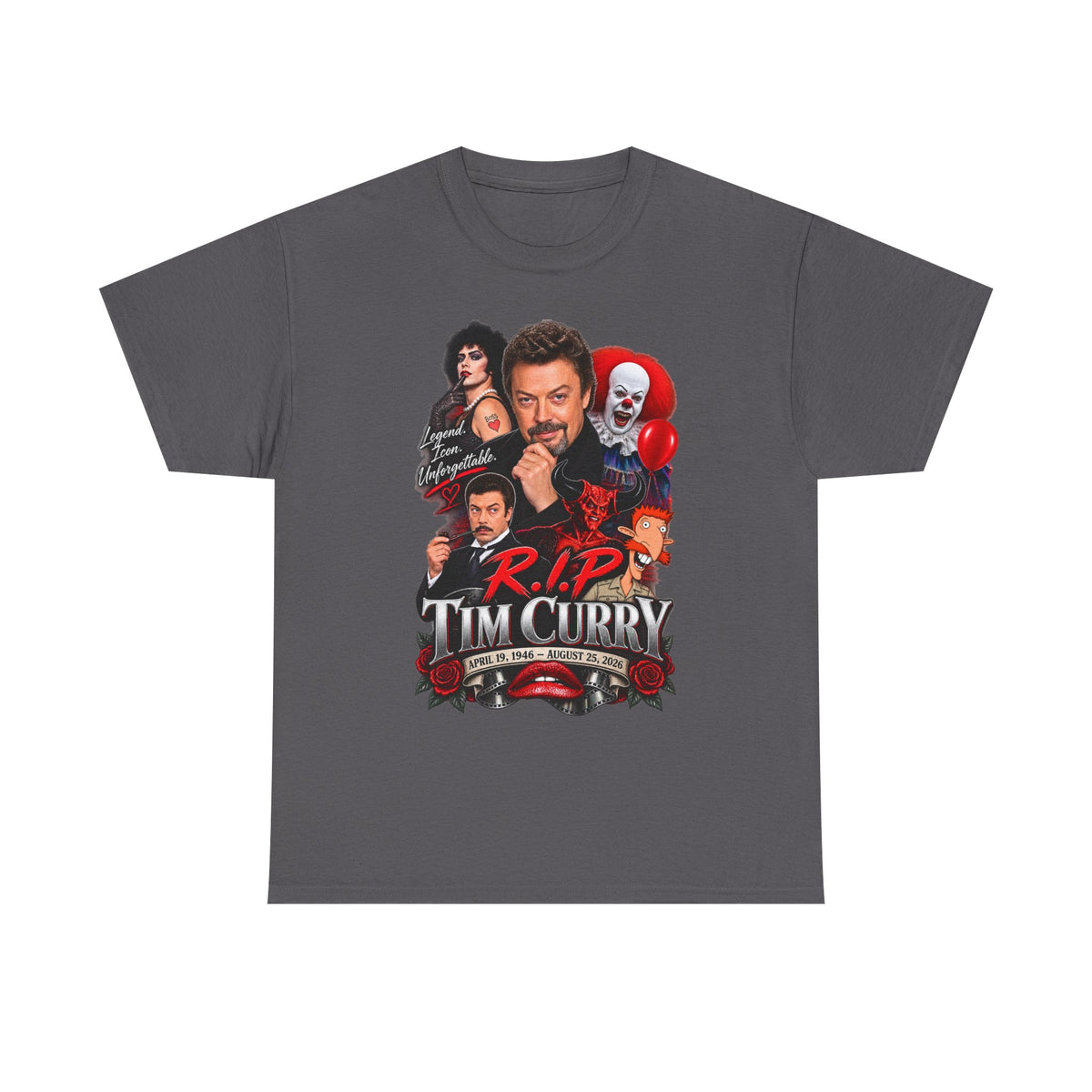 Tim Curry Collage Tribute Tee