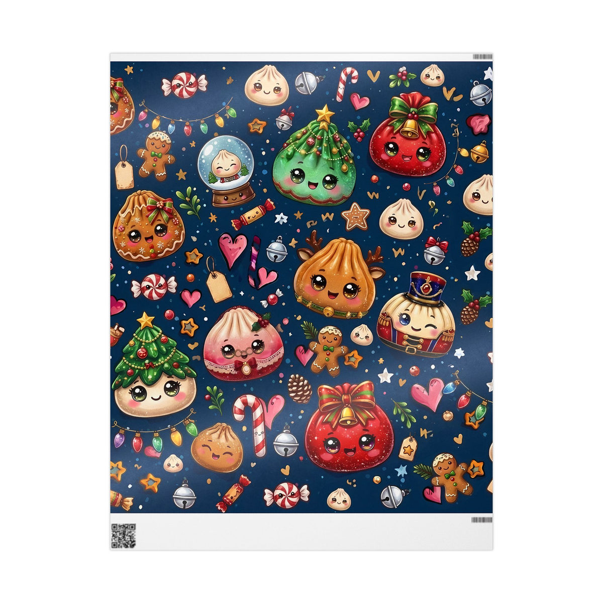 Christmas Dumpling Holiday Wrapping Paper