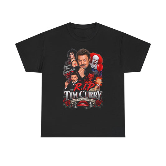 Tim Curry Collage Tribute Tee